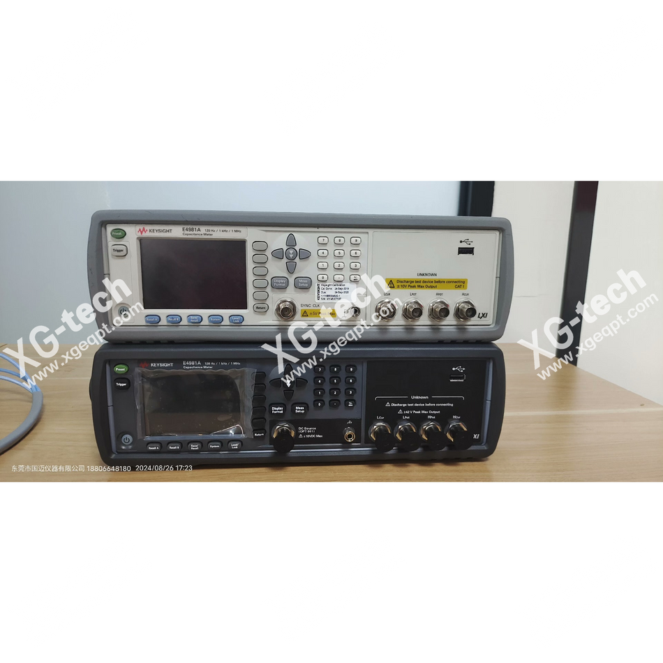 Keysight  E4980A precision LCR, 20 Hz to 2 MHz From 20 Hz to 2 MHz, it can provide 4-bit resolution in any frequency range