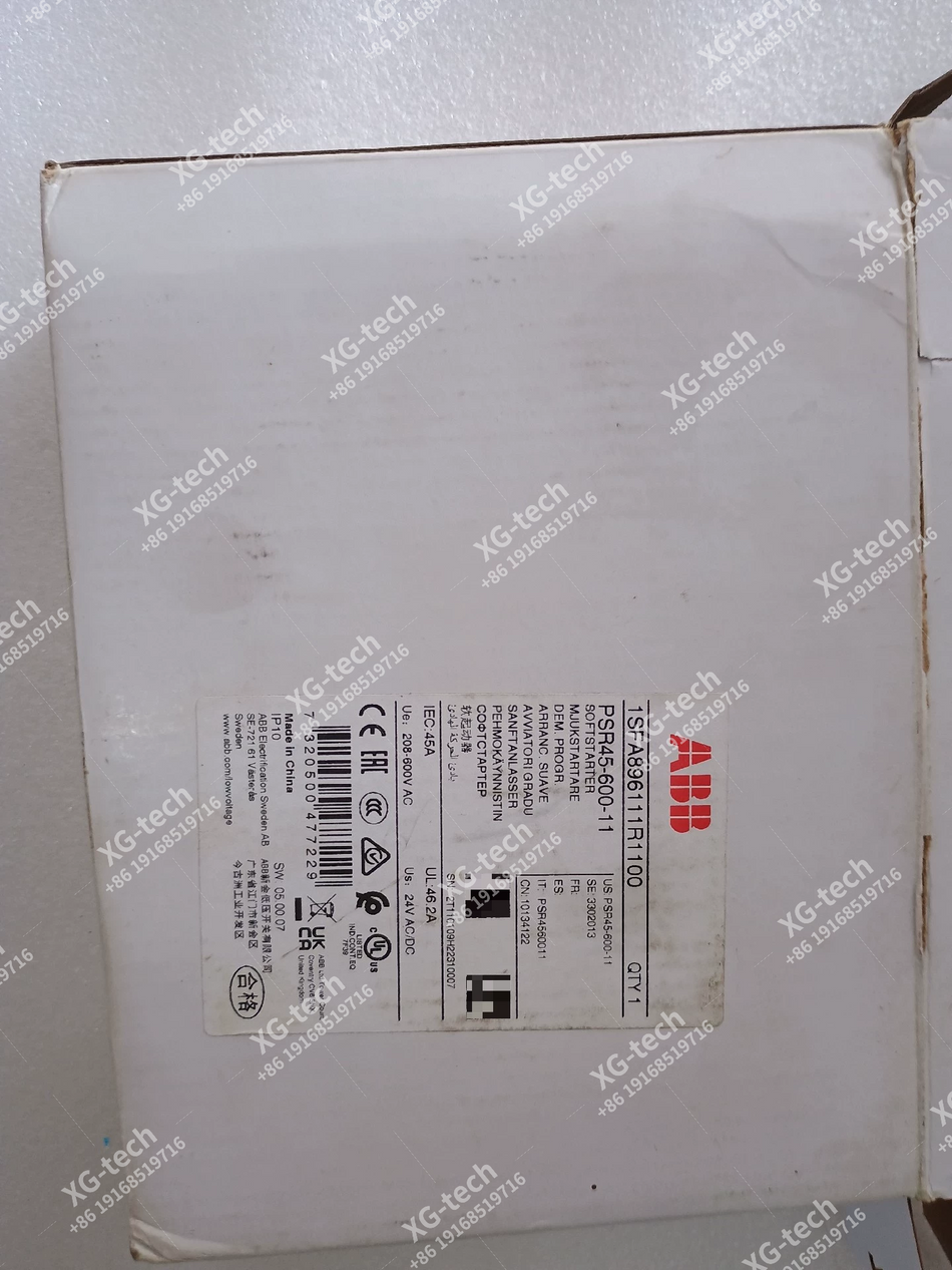 ABB PSR45-600-11 1SFA896111R1100 Softstarter
