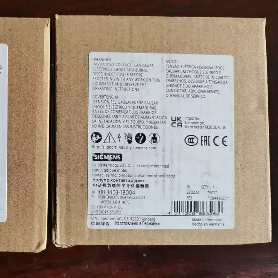 1 PC NEW 3RF3403-1BD04 Contactor#B2102Y CL