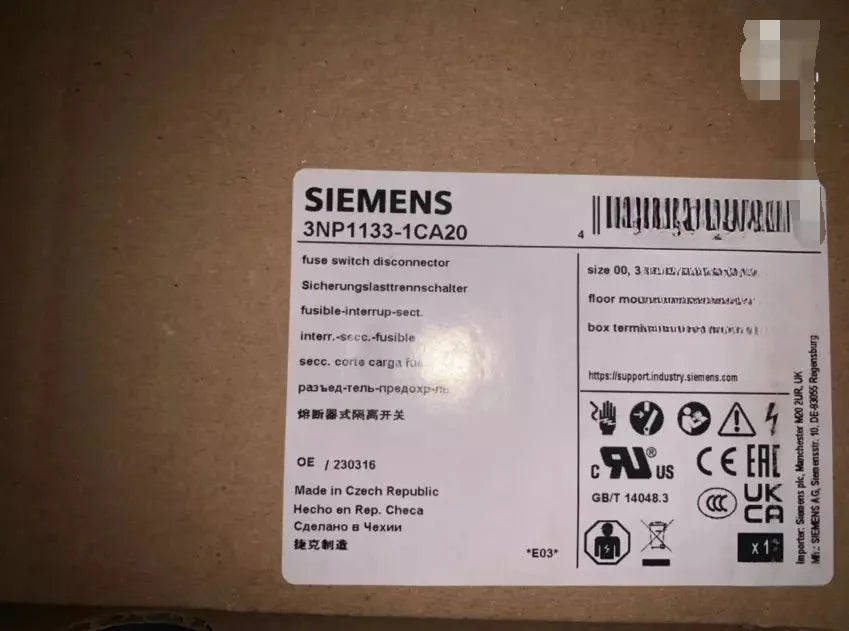 1 PC NEW 3NP1133-1CA20 Disconnector #B7161 CL