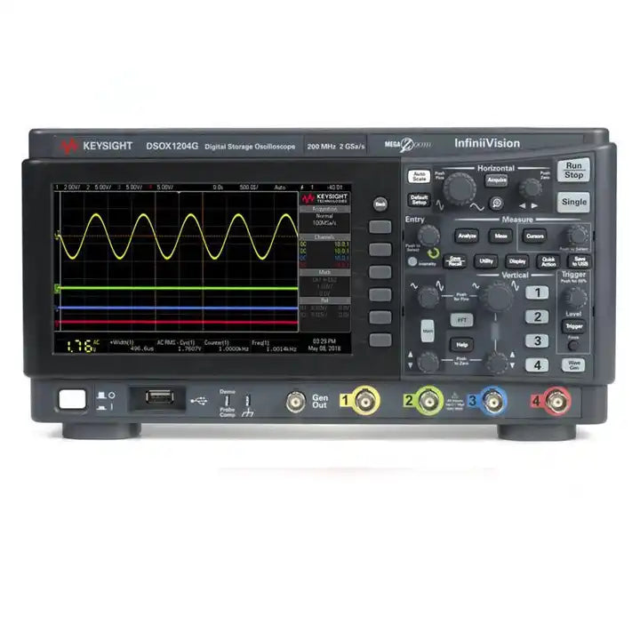 Keysight  Bandwidth 100MHz  4 Analog Channels with Signal Source for Professional Use  DSOX1204G Oscilloscope
