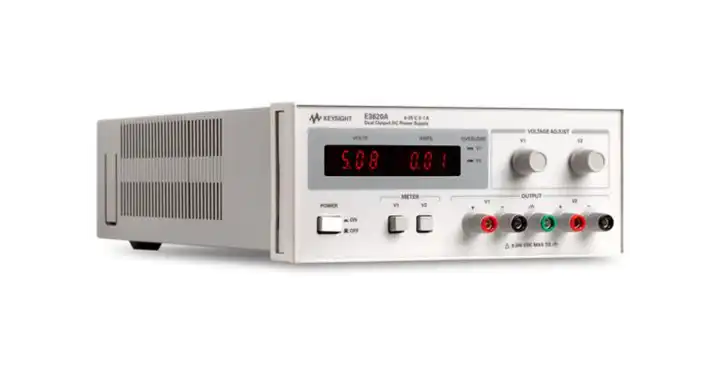 keysight E3620A 50W Dual Output Power Supply, Two 25 V, 1 A