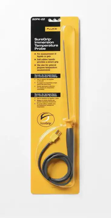 Fluke 80PK-22 SureGrip Immersion Temperature Probe