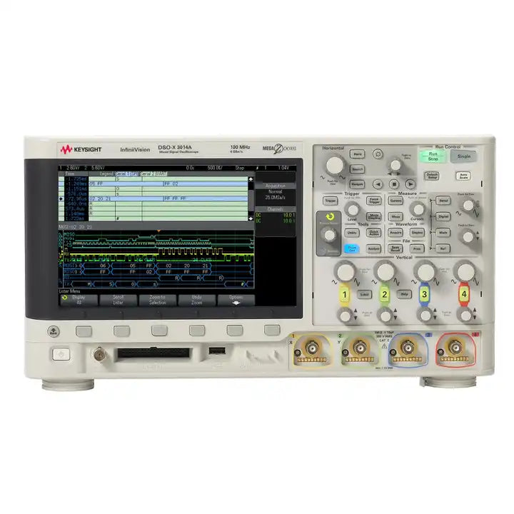 Keysight DSOX3014A Oscilloscope: 100 MHz, 4 channels