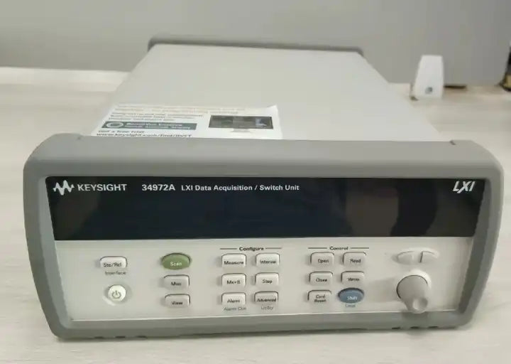 Used Keysight/Agilent 34972A LXI data acquisition recorder