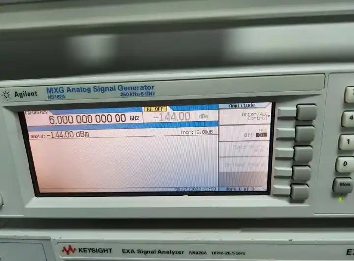 1 Pcs Agilent N5182A MXG Analog Signal Generator 250kHZ-6 GHz full options, working