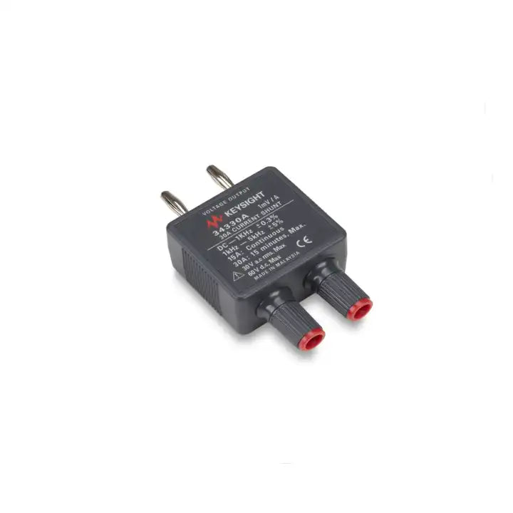 Keysight 34330A 30A shunt Current range: 15A continuous current