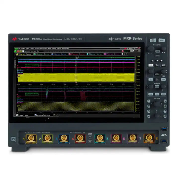 Keysigh MXR258A Infiniium MXR Series Oscilloscope: 2.5 GHz, 8 channels