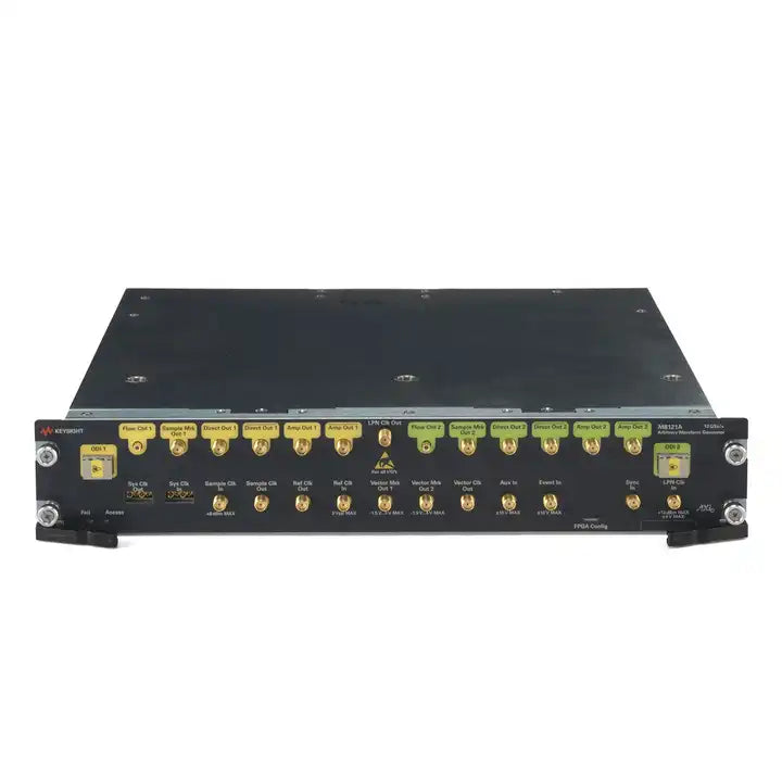 Keysight M8121A 12 GSa/s Arbitrary Waveform Generator o14-bit resolution up to 8 GSa/s o12-bit resolution up to 12 GSa/s