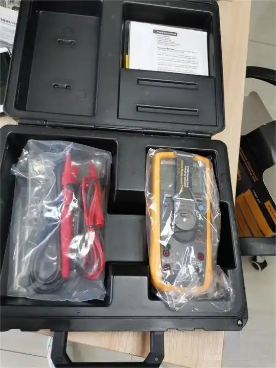 Fluke 1587 Insulation Multimeter an Leads online manual yellow & black used