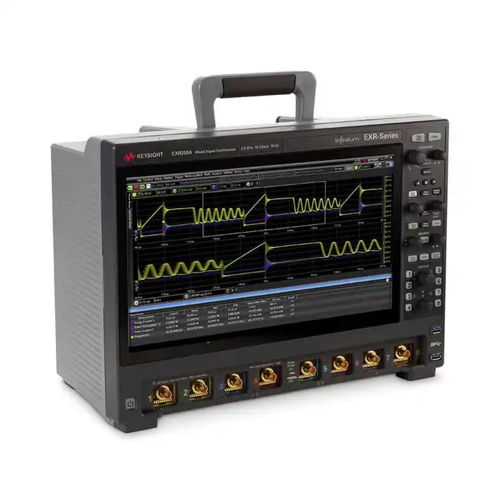 Keysight Bandwidth 2.5 GHz 8 channels maximum storage depth 1.6G EXR258A Infiniium series oscilloscope