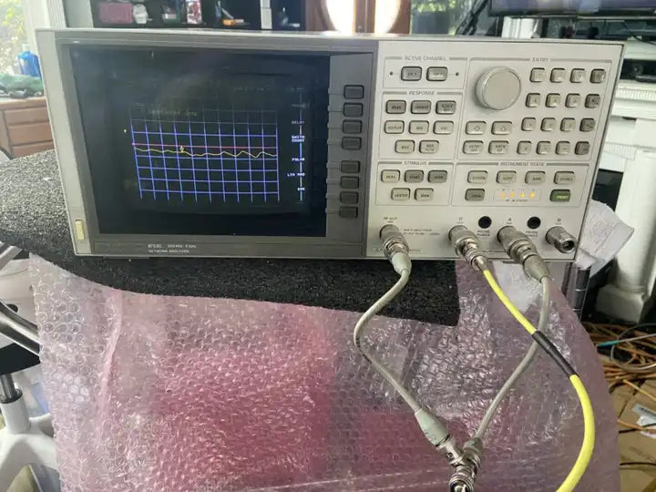 Used Agilent 8753C 300KHz - 3GHz Vector Network Analyzer Perfect Vna W/Source