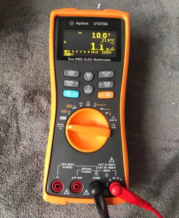 Used HP Keysight Agilent U1273A Handheld Digital Multimeter