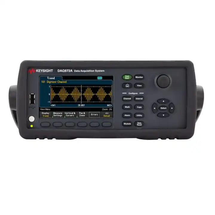Keysight DAQ973MBX 3-slot GPIB data acquisition mainframe with 3 20-channel multiplexer modules and BenchVue DAQ software
