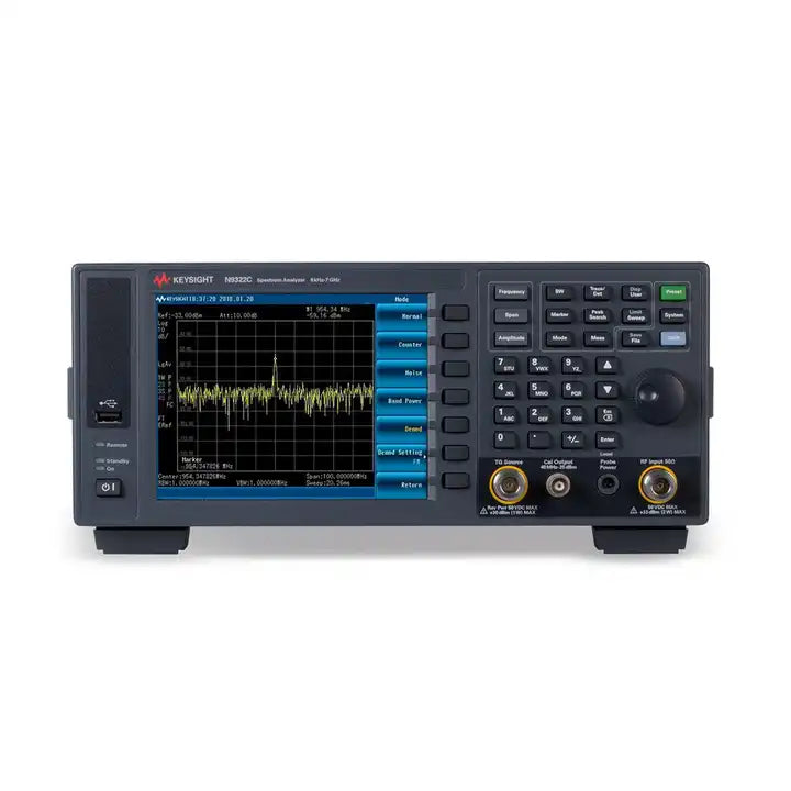 Keysight N9322C Basic Spectrum Analyzer (BSA) frequency 9 kHz to 7 GHz DANL at 1GHz -152 dBmW Maximum analysis bandwidth 1 MHz