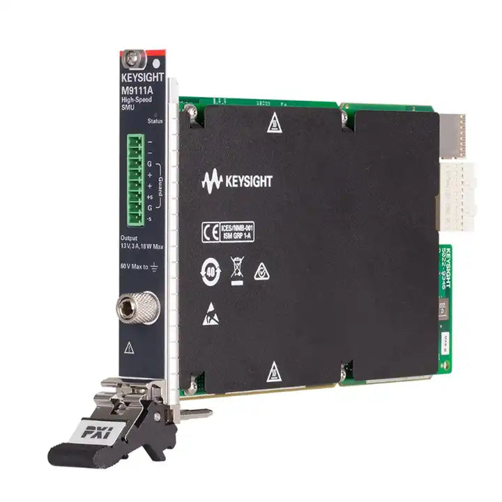 Keysight M9111A PXIe High-Speed SourceMeter Module 13 V 1 A or 6 V  3 A 18 W