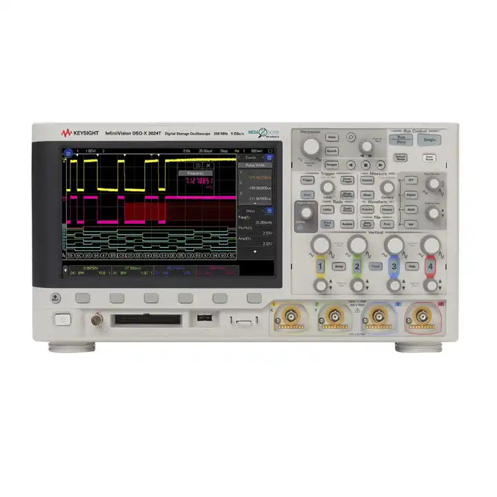 Keysight DSOX3024T oscilloscope: 200 MHz, 4 analog channels