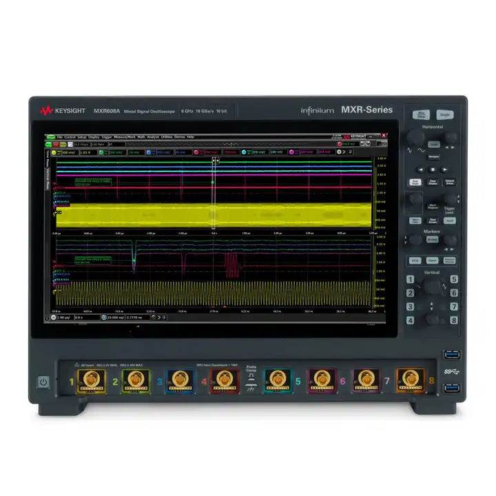 Keysight MXR608A Infiniium MXR Series Oscilloscope: 6 GHz, 8 channels