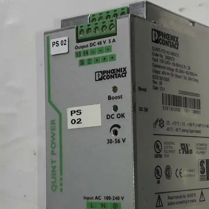 Hot selling Phoenixs Contact Power supply unit QUINT-PS/1AC/48DC/20 2866695 good price