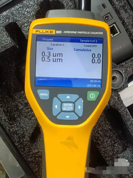 Fluke 985 6 CH. HVAC/IAQ Indoor Air Quality Particle Counter (0.3um - 10um)