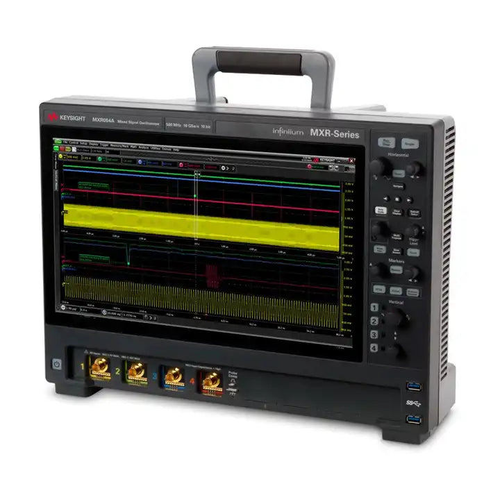 Keysight MXR054A Infiniium MXR Series Oscilloscope: 500 MHz 4channels Maximum memory depth1.6Gpts Maximum sampling rate16GSa/sec