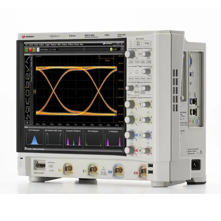 Keysight Channel Models Keysight MSOS404A HD Oscilloscope: 4 GHz, 4 analog channels plus 16 ...
