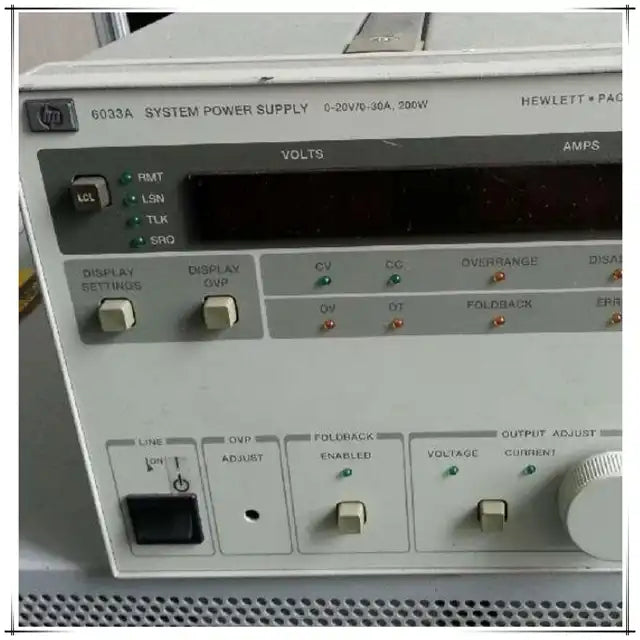 Second-hand Agilent 6033A HP6033A programmable DC power supply 20V,30A 6033A power supply