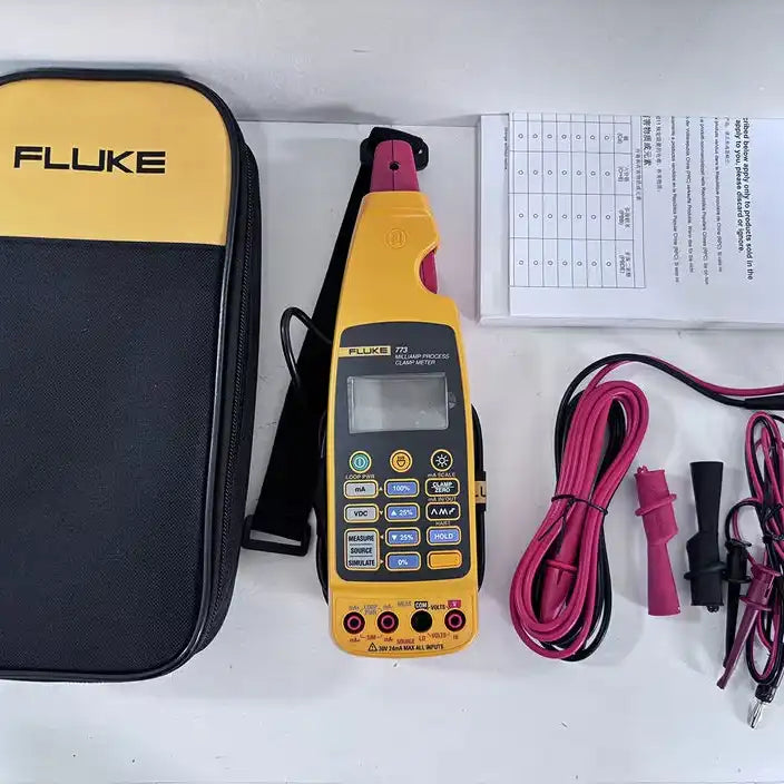 Fluke 773 Clamp Meter, Dual Backlit, 99.9 mA A, 0.2 in (5 mm) Jaw Capacity
