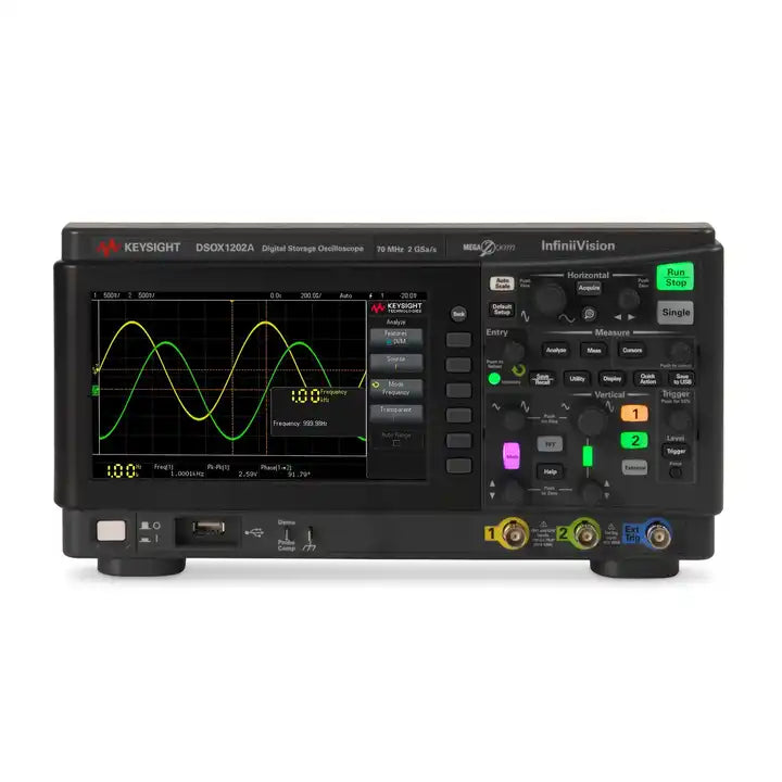 Keysight DSOX1202A Oscilloscope: 70/100/200 MHz, 2 analog channels