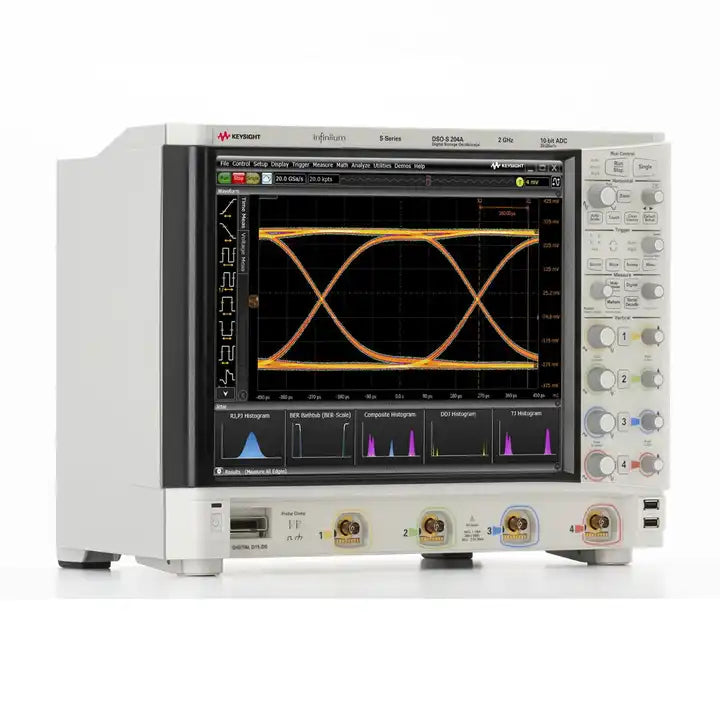 Keysight DSOS204A HD Oscilloscope: 2 GHz, 4 analog channels Maximum memory depth 8 million points Maximum sampling rate 20 GSa/s