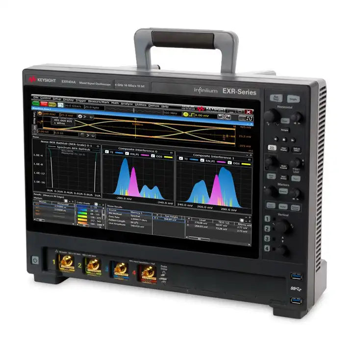 Keysight EXR404A Infiniium EXR Series Oscilloscope 4 GHz 4 channels Maximum memory depth1.6 Gpts Maximum sampling rate16 GSa/sec
