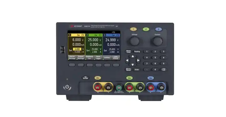 Keysight E36313A 160W Triple Output Power Supply, 6V/10A 25V/2A 25V/2A