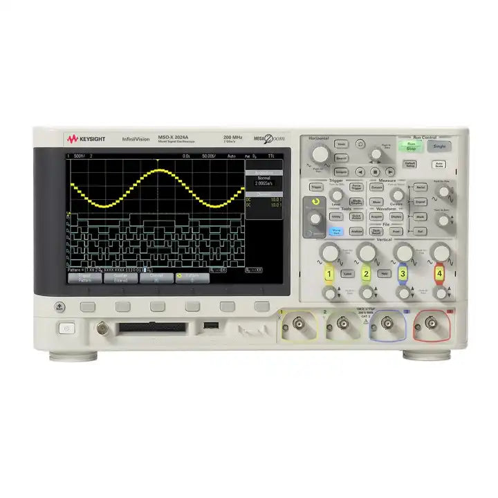 Keysight MSOX2014A Mixed Signal Oscilloscope: 100 MHz, 4 analog and 8 digital channels