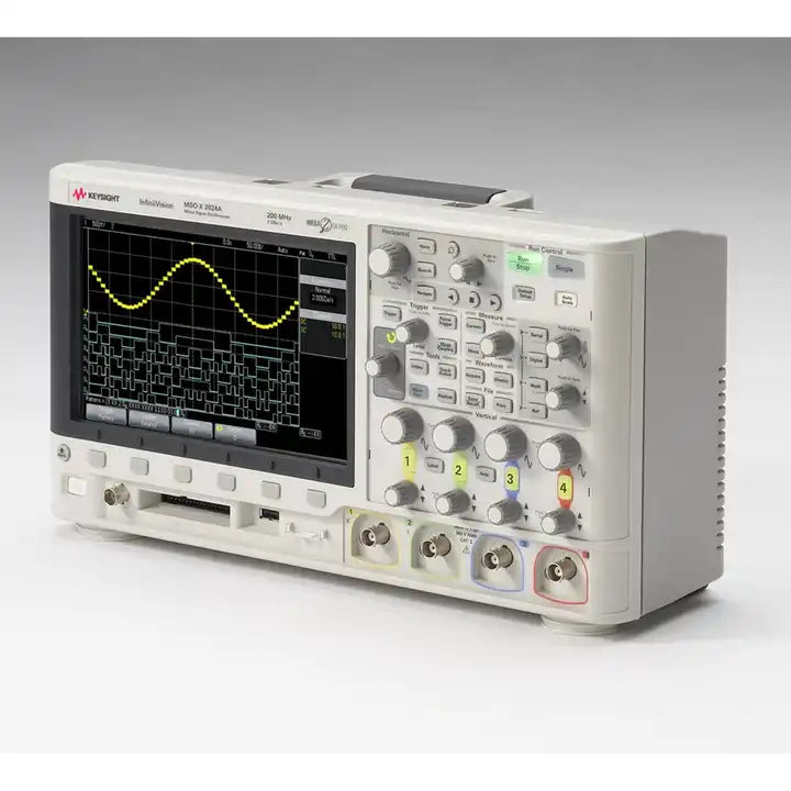 Keysigh DSOX2024A oscilloscope: 200 MHz, 4 analog channels