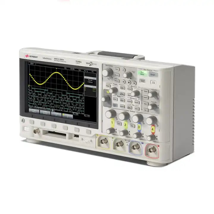 Keysight  Bandwidth 70MHz 4 analog channels 8 digital  MSOX2004A mixed signal oscilloscope