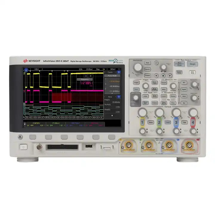 Keysigh DSOX3054T oscilloscope: 500 MHz, 4 analog channels