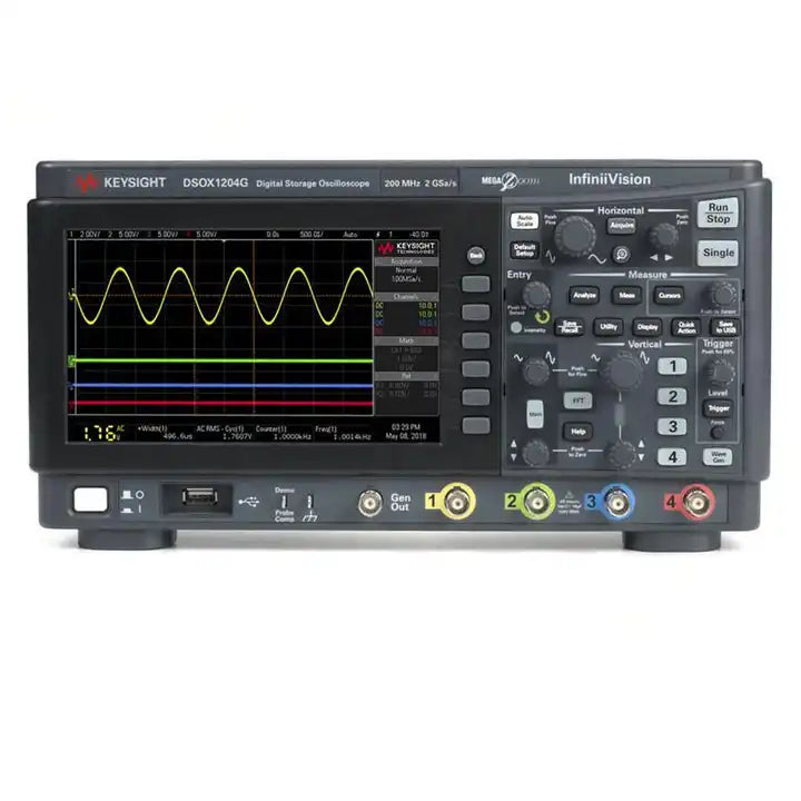 Keysight  Bandwidth 100 MHz  4 analog channels  DSOX1204A oscilloscope