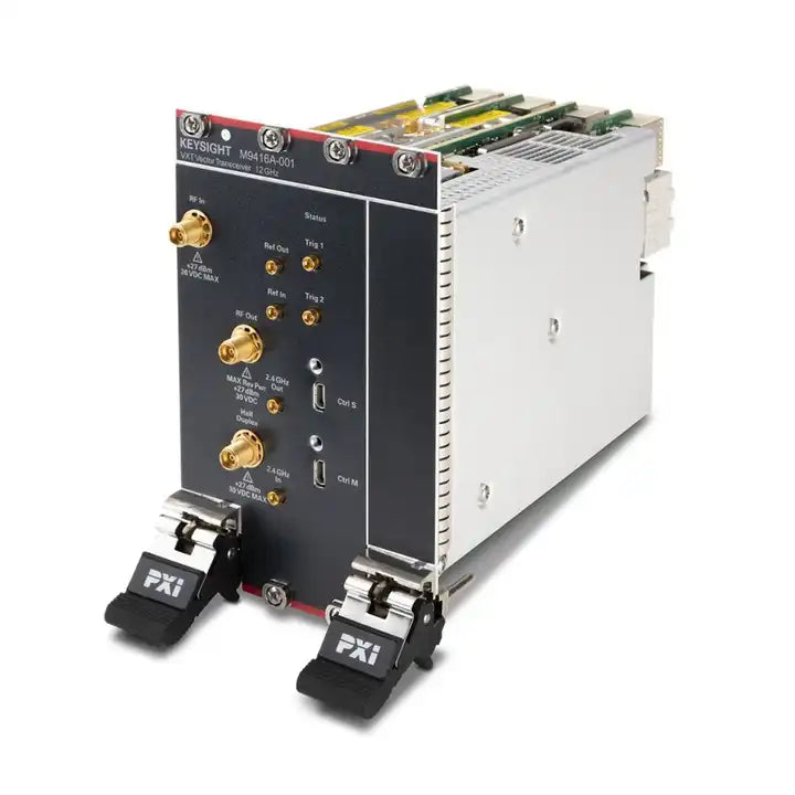 Keysight M9416A VXT PXI vector transceiver, 380 MHz to 6/8/12 GHz frequency 380 MHz to 12 GHz DANL at 1GHz -167 dB mW/Hz