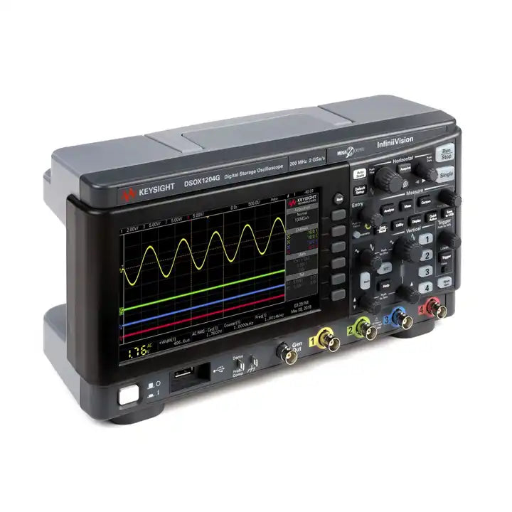 Keysight DSOX1204A Oscilloscope: 70/100/200 MHz, 4 analog channels