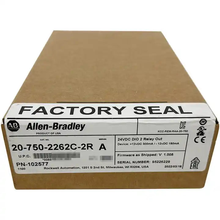 favourable price Fast delivery 20-750-2262C-2R  PowerFlex 750 24V DC IO Option module 20-750-2262C-2R