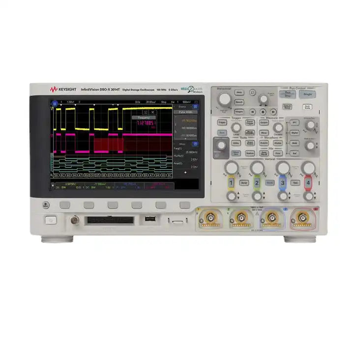 Keysight  Bandwidth  100 MHz 4 analog channels  4 Mpts memory  DSOX3014T oscilloscope