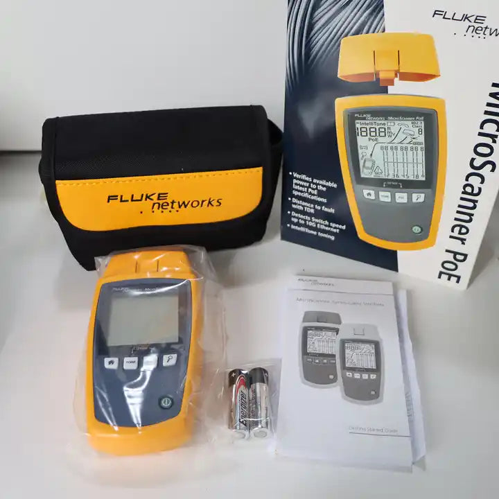 Fluke Networks 5018508 MS-POE Cable Tester, Connector Type RJ45