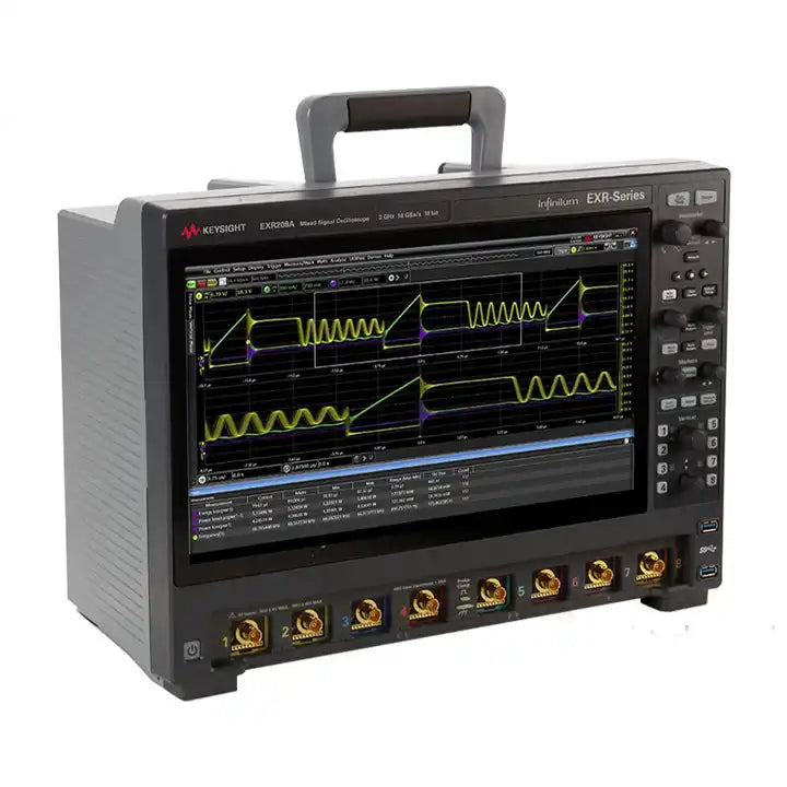 Keysigh  Bandwidth 2 GHz 8 channels maximum storage depth 1.6G EXR208A Infiniium series oscilloscope