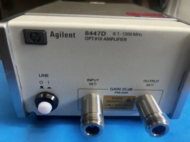 Used HP / Agilent 8447D 1.3GHz Solid State Preamplifier With Opt. 010