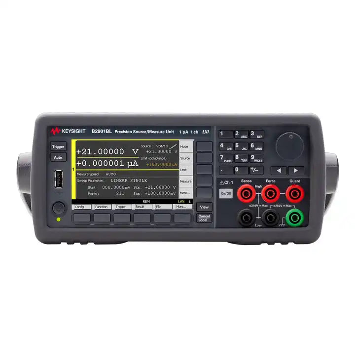 Keysight B2901BL Precision Source/Measure Unit, 1-channel, 1 pA resolution, 21 V, 1.5 A