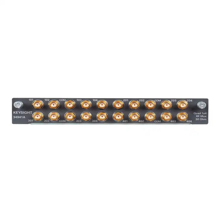 Keysight 34941A Quad 1x4 50 3 GHz Multiplexer Module for 34980A Four 4-channel multiplexers