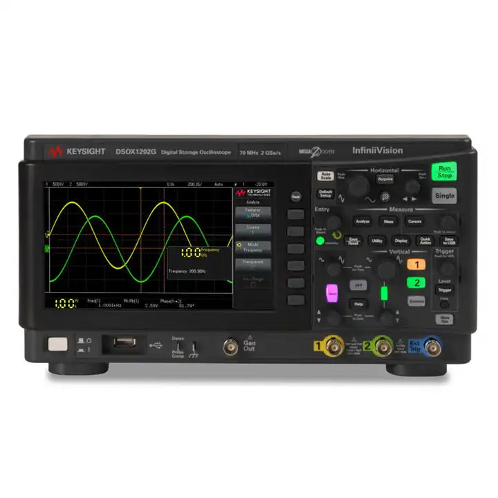 Keysight  Bandwidth 70MHz 2 analog channels built-in waveform generator  DSOX1202G oscilloscope