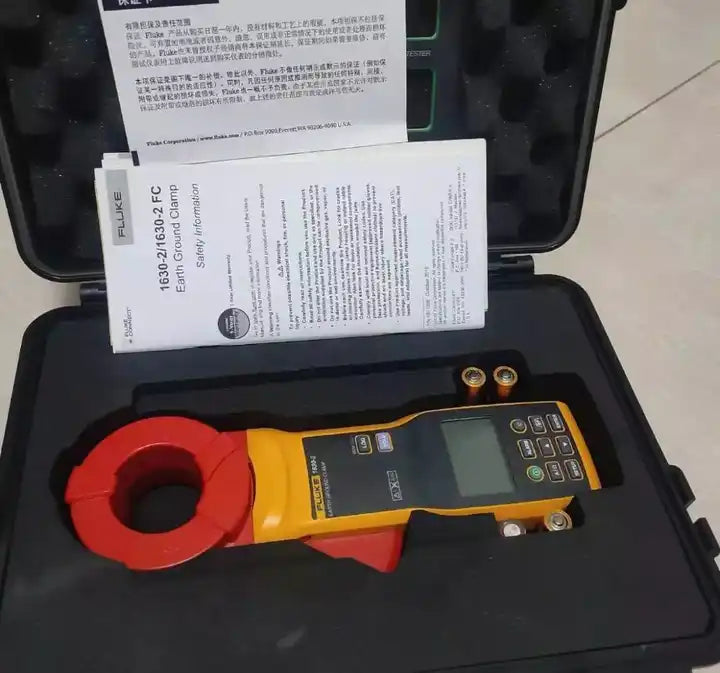 Brand New Fluke 1630-2 Earth Ground Loop Resistance Test and Leakage Clamp 1000 V 40 Hz to 1 kHz