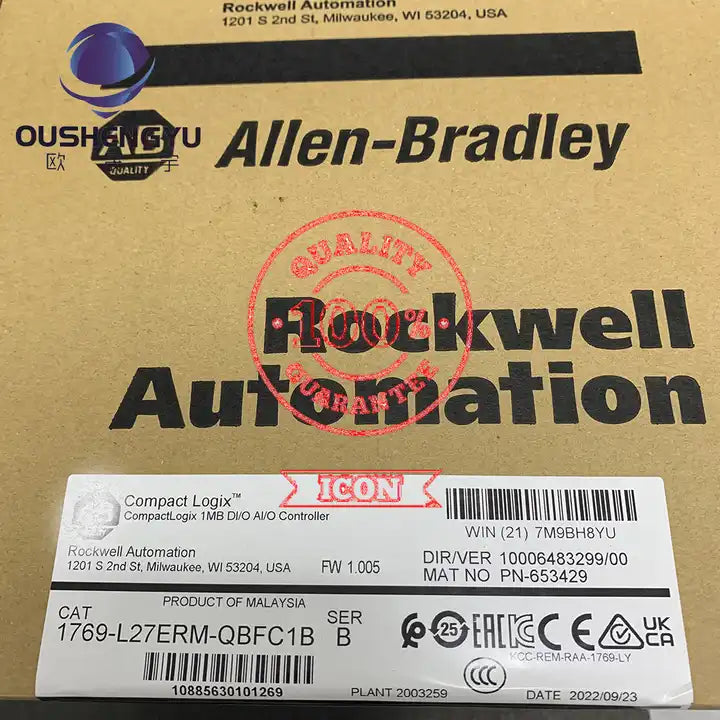 1769-L27ERM-QBFC1B NEW SEALED A-B Processor PLC Module Fast Ship 1769-L27ERM-QBFC1B