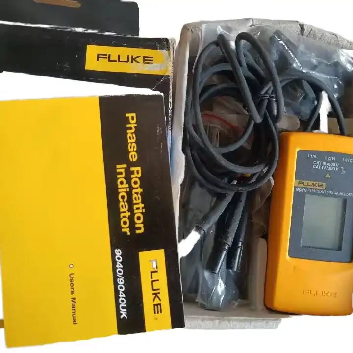 Fluke 9040 Digital Phase Rotation Indicator Tester Meters6